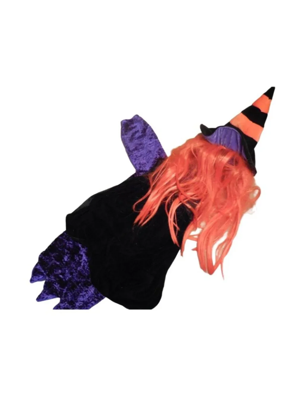 Toddler Witch Costume Chrisha Playful Plush Purple & Orange Halloween Outfit Age